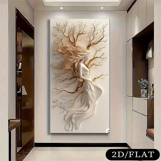 Modern Tree of Life Canvas Painting