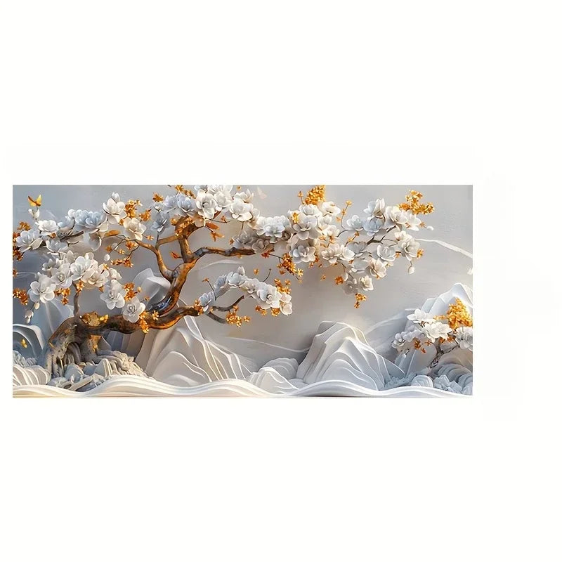 Golden Tree of Life Canvas Wall Art