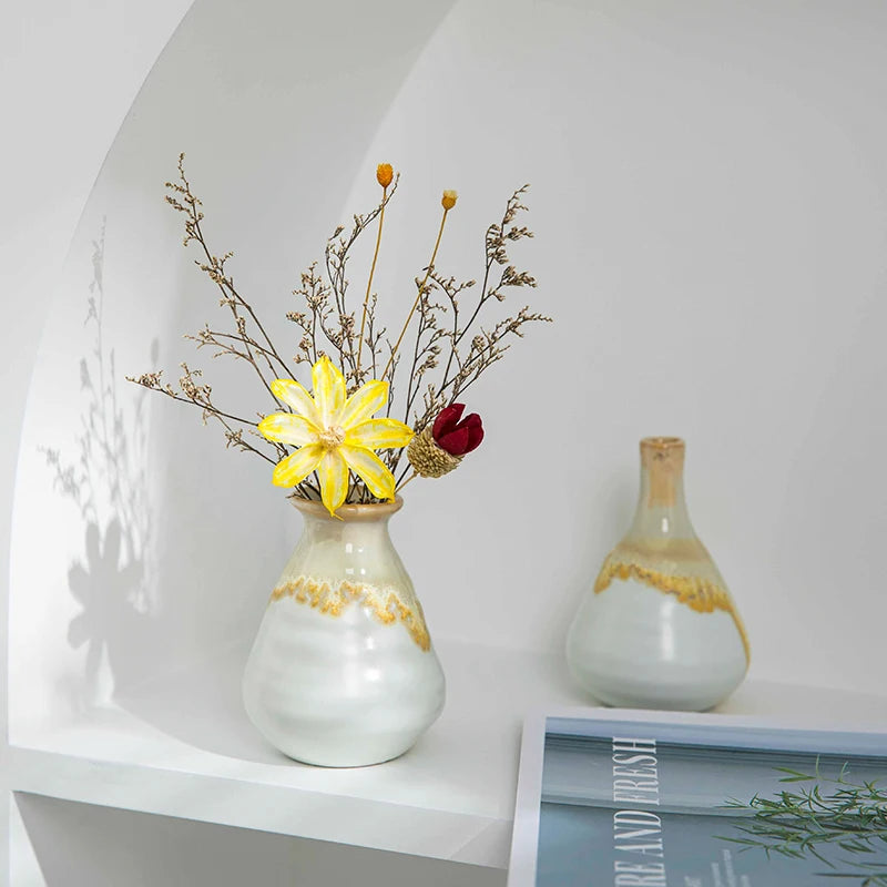 Creative Nordic Modern Minimalist Home Decoration Small and Fresh Artistic Ceramic Mini Vase