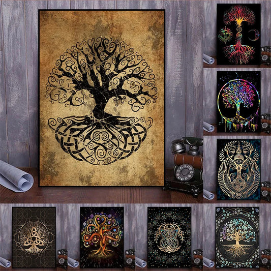 Tree of Life Canvas Home Decor