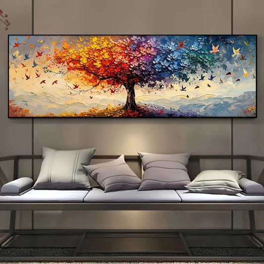 Abstract Tree of Life Butterfly Wall Art