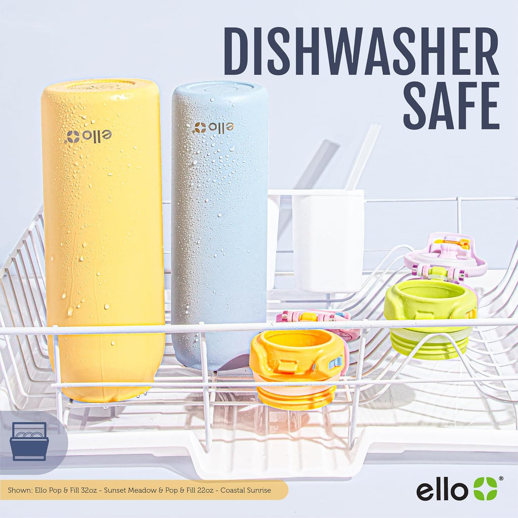 Pop & Fill Stainless Steel Water Bottle with Quick Fill Technology, Double Walled Vacuum Insulated Metal, Leak Proof Locking Lid, Sip & Chug, BPA Free, Holiday Gift for Him Her, 22Oz, 32Oz, 40Oz